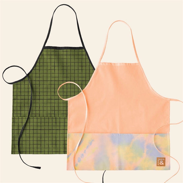 Apron with two front pockets made from 1000d RPET material that... from ASI 74710 Numo