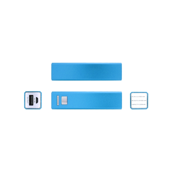 3 3/4" x 7/8" x 7/8" Portable rechargeable battery that's a... from ASI 63776 KTI Networks Inc / KTI Promo