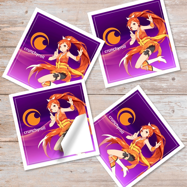 Square shaped sticker made of white BOPP material, which is non-toxic,... from ASI 90807 Tekweld