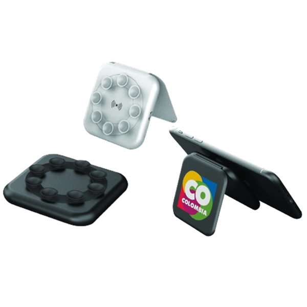 Qi enabled wireless charge pad + 1 color of pad print... from ASI 37218 Athena Promo (tm)