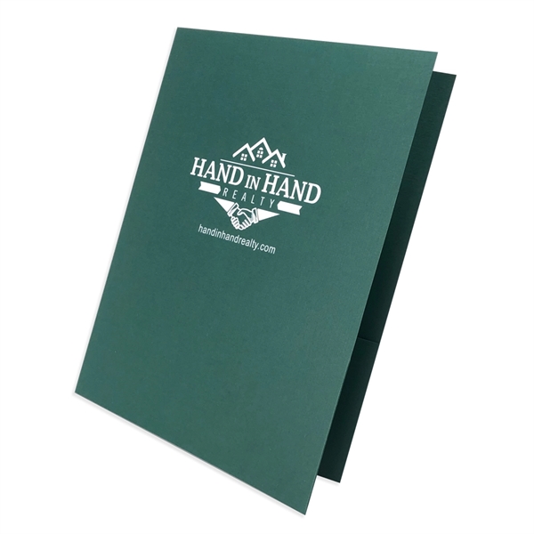 Group D Premium Linen Foil stamped Quick-Ship economy folder with standard... from ASI 32050 Admore / Admore®