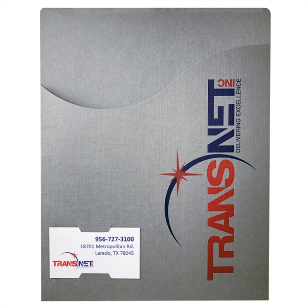 Printed Wavy Pocket Page Folder 9" x 11-1/2"... from ASI 32050 Admore / Admore®