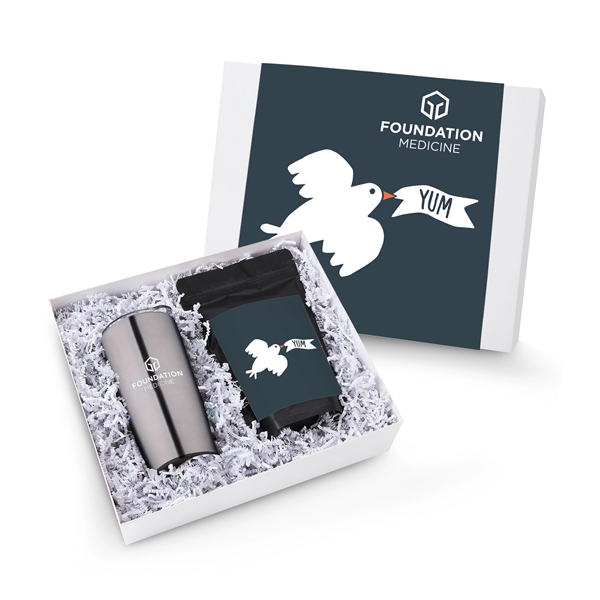 20 oz. dual wall, vacuum sealed tumbler with a 12 oz.... from ASI 71685 Midnite Snax® / Promo Revolution