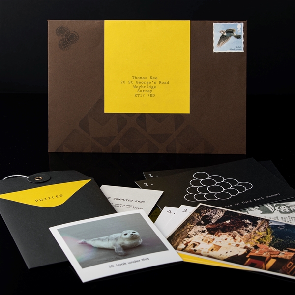 10 beautifully designed, unique puzzles that give a code to unlock... from ASI 74741 NVS Promo Designs, Inc.