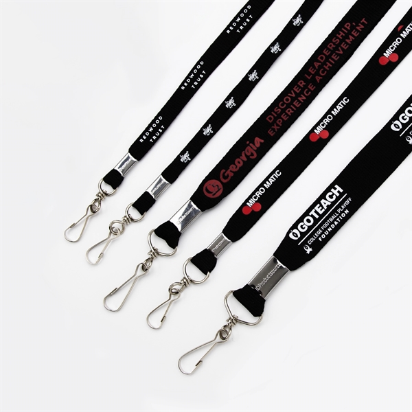 Flat polyester lanyards Same top selling quality, but even faster!... from ASI 62088 IDProductsource