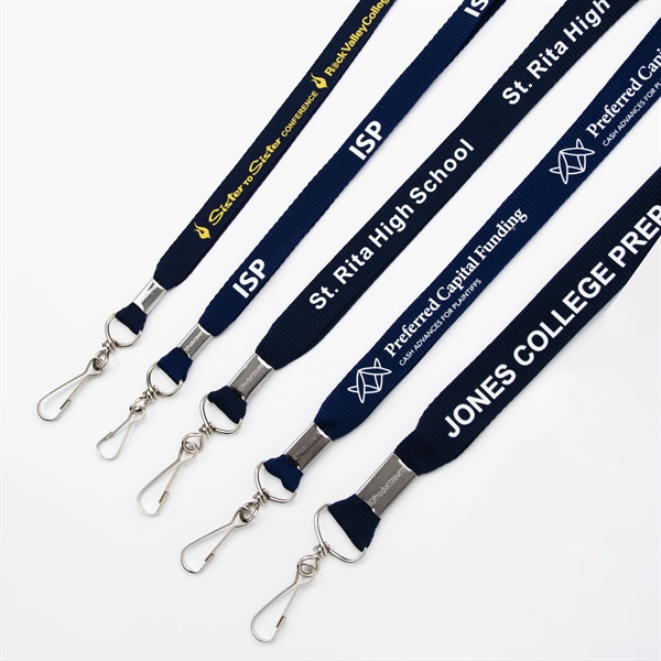 Flat polyester lanyards Same top selling quality, but even faster!... from ASI 62088 IDProductsource