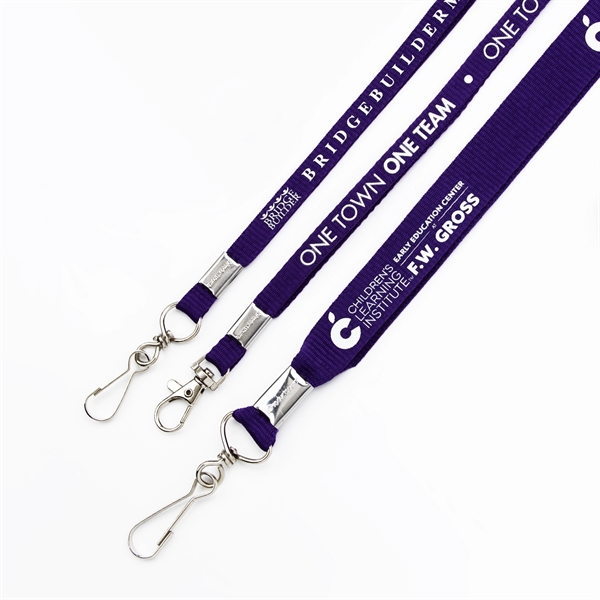 Flat polyester lanyards Same top selling quality, but even faster!... from ASI 62088 IDProductsource