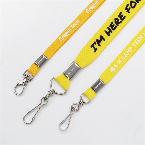 Flat polyester lanyards Same top selling quality, but even faster!... from ASI 62088 IDProductsource