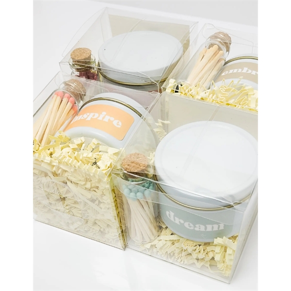 Soy Wax Candle 8 oz and Matchstick Gift Set... from ASI 72657 Active Life Promo / Apres Ski
