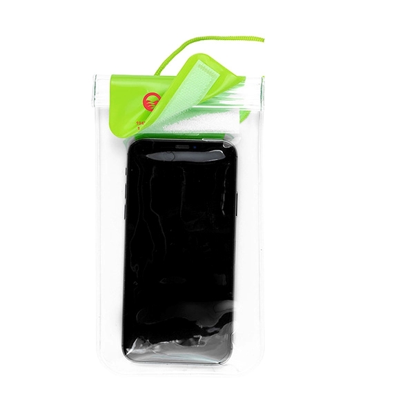 9 7/8" x 3 3/4" water resistant cellphone pouch with 21"... from ASI 62660 Innovation Line
