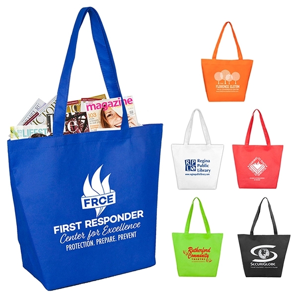 15" x 12" x 5" 80GSM non-woven polypropylene tote bag with... from ASI 62660 Innovation Line