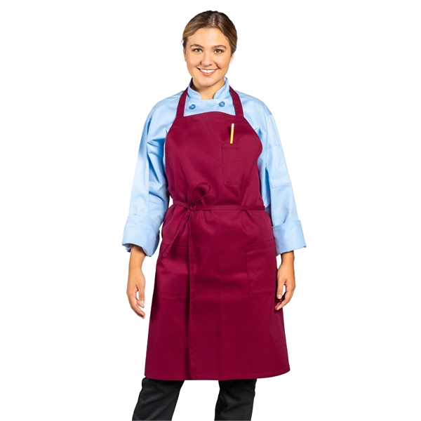 Uncommon Threads Unisex Pencil Patch Pocket Bib Apron... from ASI 86018 Scrub Authority / Uniform Stores