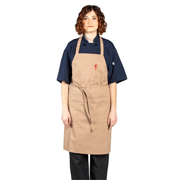 Uncommon Threads Unisex Pencil Patch Pocket Bib Apron... from ASI 86018 Scrub Authority / Uniform Stores