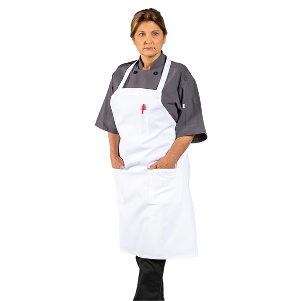 Uncommon Threads Unisex Pencil Patch Pocket Bib Apron... from ASI 86018 Scrub Authority / Uniform Stores