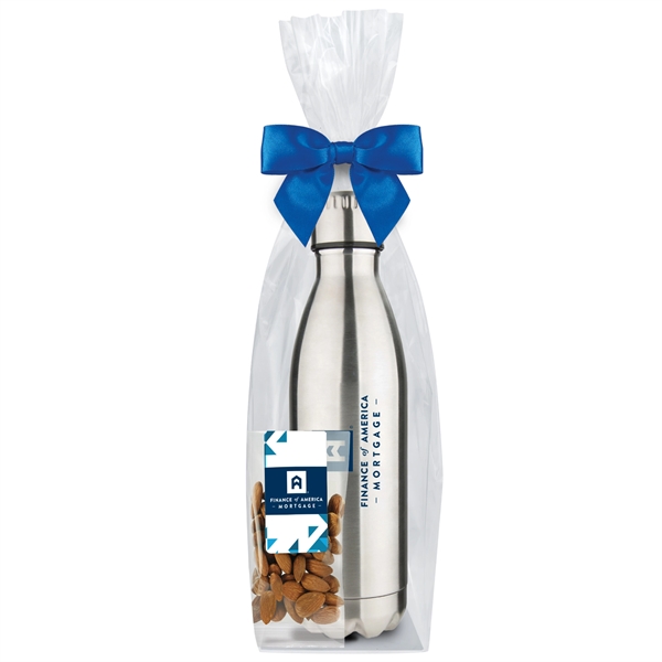 17 oz. Water Bottle Gift Set with 2 oz. bag of... from ASI 71685 Midnite Snax® / Promo Revolution