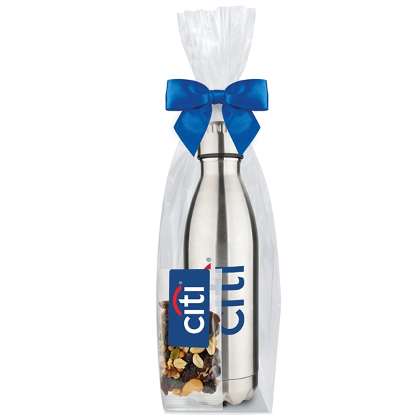 17 oz. Water Bottle Gift Set with 2 oz. bag of... from ASI 71685 Midnite Snax® / Promo Revolution