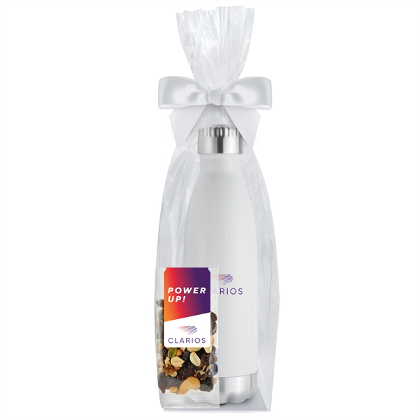 17 oz. Water Bottle Gift Set with 2 oz. bag of... from ASI 71685 Midnite Snax® / Promo Revolution