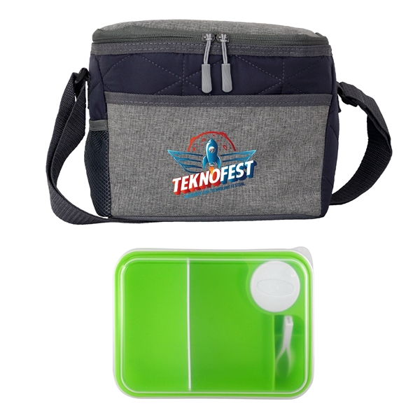 Quilted On The Go Lunch Set... from ASI 30208 A P Specialties / AP Specialties