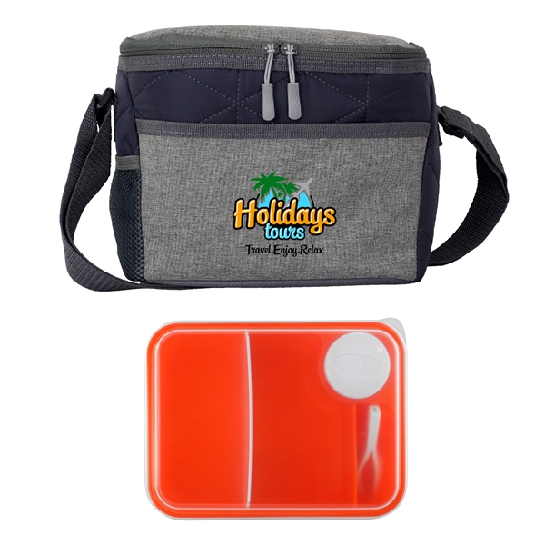 Quilted On The Go Lunch Set... from ASI 30208 A P Specialties / AP Specialties