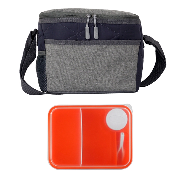 Quilted On The Go Lunch Set... from ASI 30208 A P Specialties / AP Specialties