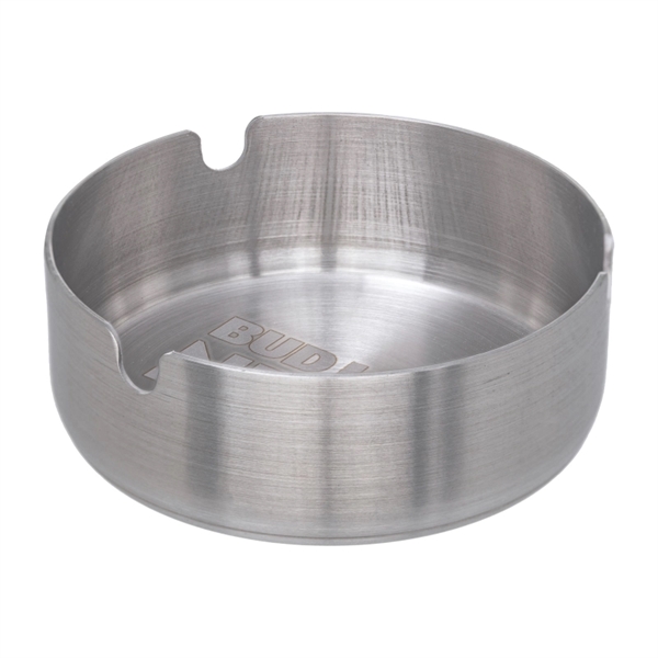 Ashtray made of stainless steel with three cigarette grooves.... from ASI 57655 STOPNGO Line