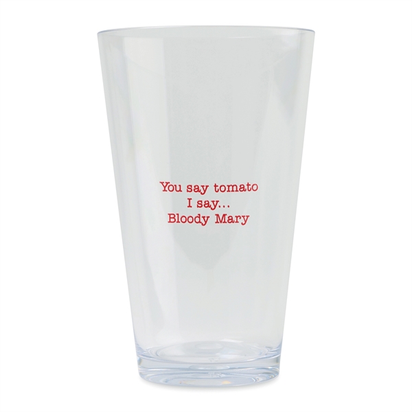 Plastic Pint Glass made from BPA-free Eastman Tritan™ copolyester.... from ASI 56070 Gemline / Gemline®
