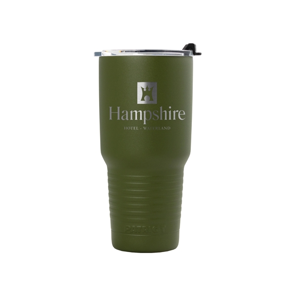 20 oz. stainless steel tumbler with air-tight lid and double wall... from ASI 61005 Hirsch Gift Inc / Hirsch Gift Executive HG Patriot