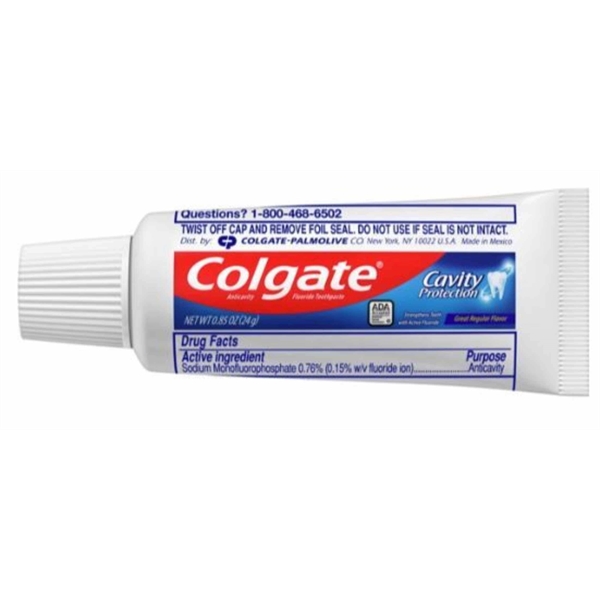 Colgate Brand toothpaste with logo... from ASI 57713 Glow Promotions / Glow Promotions