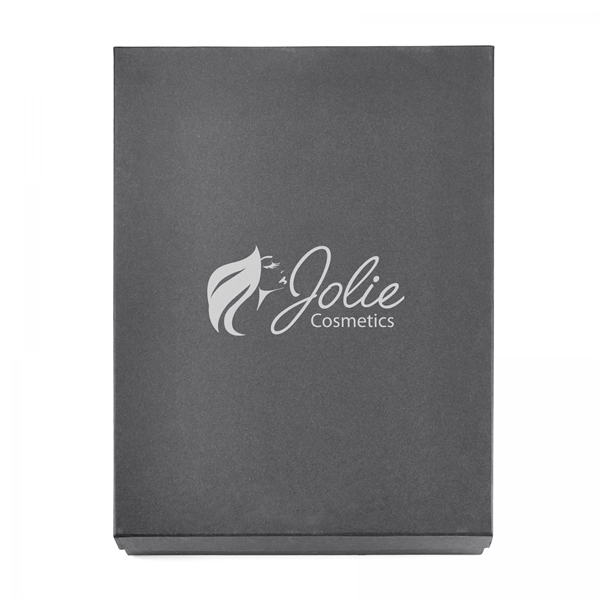2-piece black gift box includes customizable foam inserts with unlimited cuts... from ASI 88660 Spector & Co.