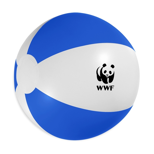 Beach ball measuring 12", made of PVC, and available in various... from ASI 90807 Tekweld
