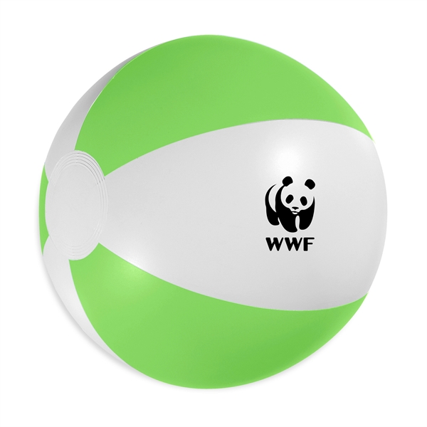 Beach ball measuring 12", made of PVC, and available in various... from ASI 90807 Tekweld