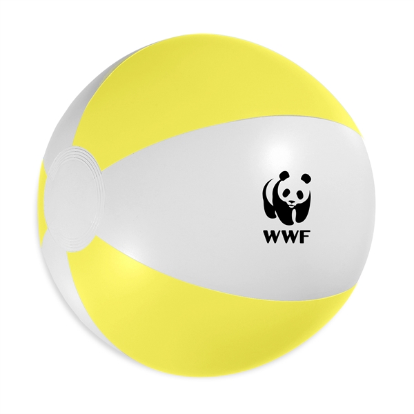 Beach ball measuring 12", made of PVC, and available in various... from ASI 90807 Tekweld