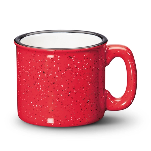 The thickly glazed, speckled granite-style finish of the Savannah ceramic mug... from ASI 84592 St Regis Group