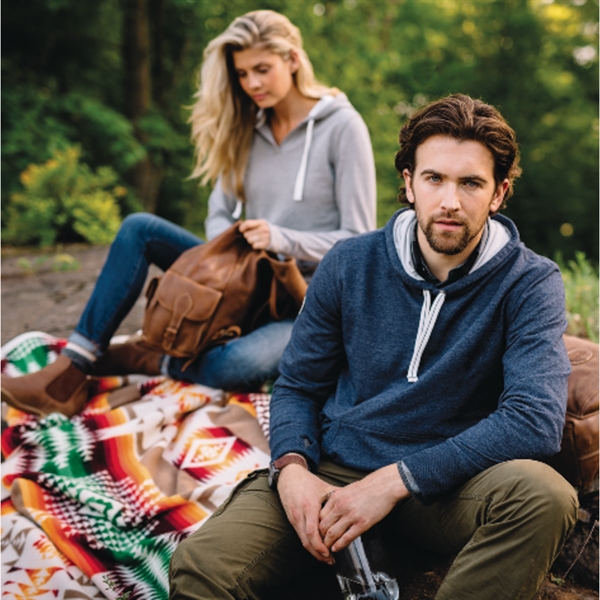 S-3XL men's hoodie with a front pouch and a hood... from ASI 66887 PCNA / Trimark