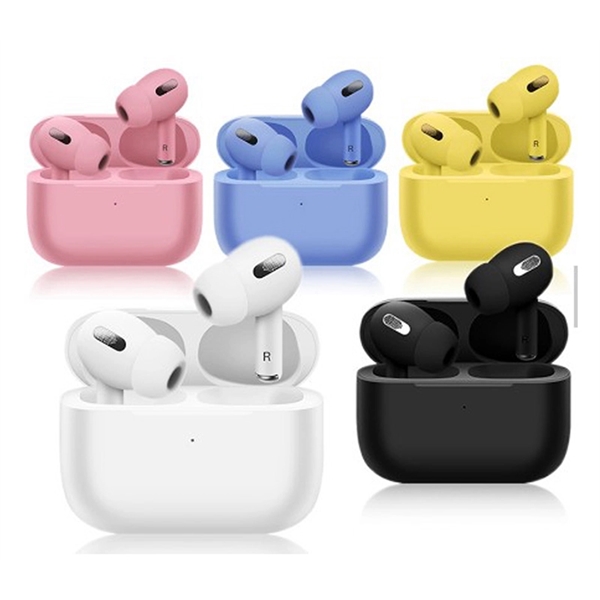 2.13 x 1.73 inches 5.0 colored wireless bluetooth earbuds with charging... from ASI 37218 Athena Promo (tm)
