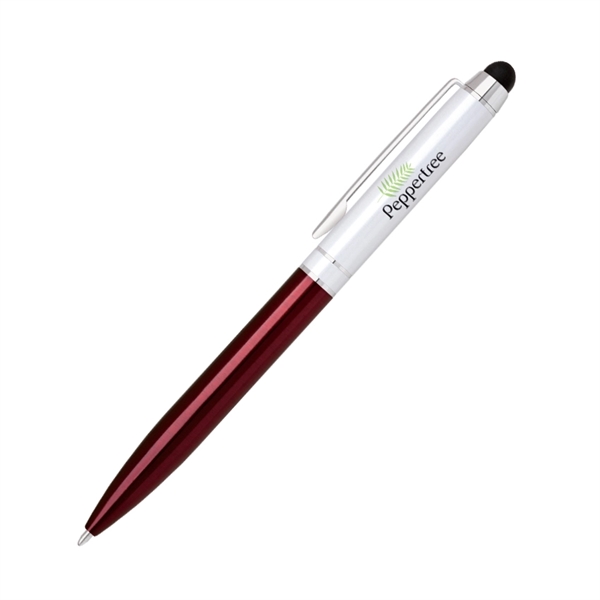 Aluminum twist-action ballpoint pen available in several translucent colors with a... from ASI 68190 Lungsal / Lungsal