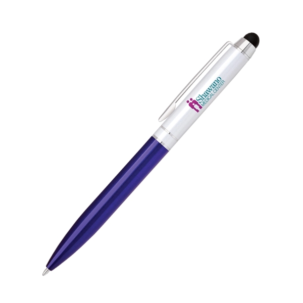 Aluminum twist-action ballpoint pen available in several translucent colors with a... from ASI 68190 Lungsal / Lungsal