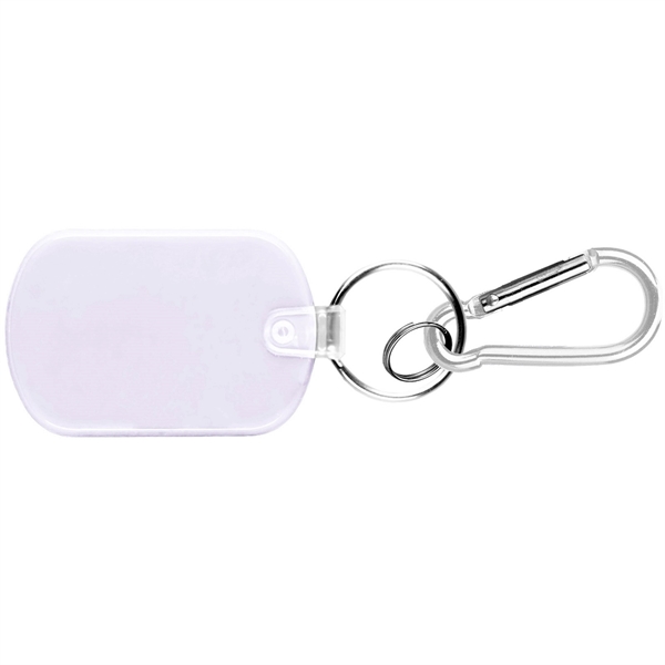 Rectangular / oval Shape PVC Key Holder... from ASI 74585 Nu Promo International / Nu Promo Line