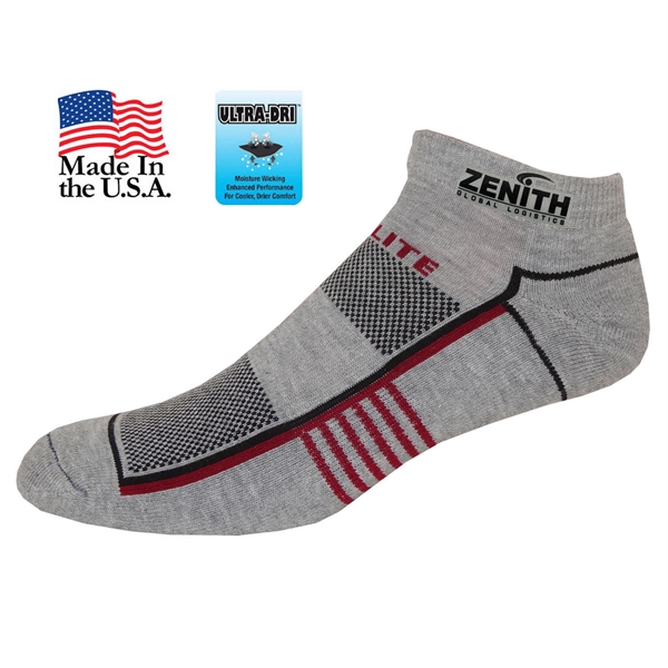 Half cushion low cut socks with moisture wicking properties, arch support,... from ASI 90160 Suntex Industries