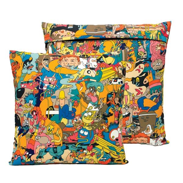 Customizable pillow with full-color sublimated graphics. Custom size, design and options... from ASI 65952 ZZ DROPPED -LBU Inc / LBU