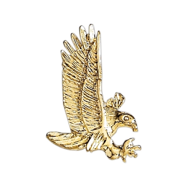 Bird shape lapel pin with military clutch.... from ASI 68760 Marken Industries / Marken