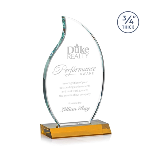 The Croydon award features a beautiful 3/4" thick Starfire Crystal to... from ASI 84592 St Regis Group / St Regis