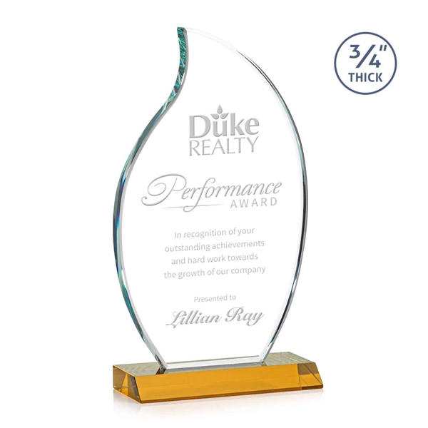 The Croydon award features a beautiful 3/4" thick Starfire Crystal to... from ASI 84592 St Regis Group / St Regis