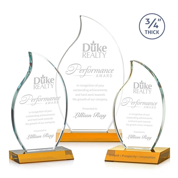 The Croydon award features a beautiful 3/4" thick Starfire Crystal to... from ASI 84592 St Regis Group / St Regis