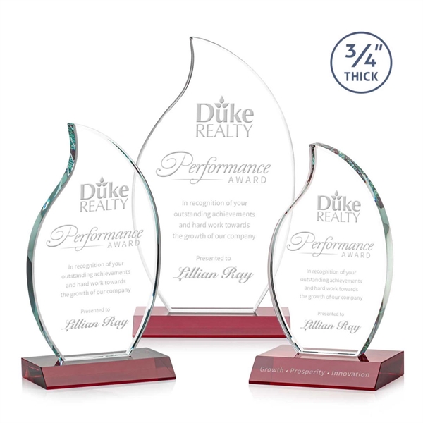 The Croydon award features a beautiful 3/4" thick Starfire Crystal to... from ASI 84592 St Regis Group / St Regis