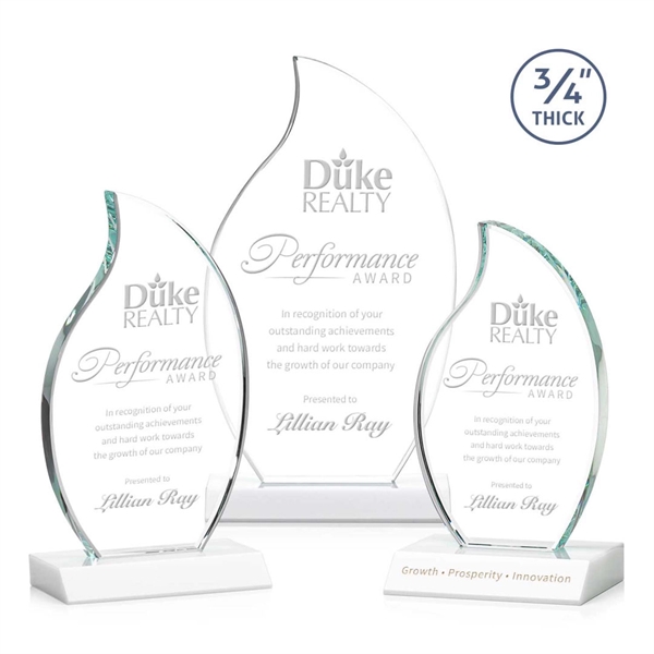 The Croydon award features a beautiful 3/4" thick Starfire Crystal to... from ASI 84592 St Regis Group / St Regis