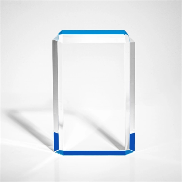 Acrylic award with ice blue mirrored reflector. Let your message POP... from ASI 84592 St Regis Group / R S Owens & Co Inc
