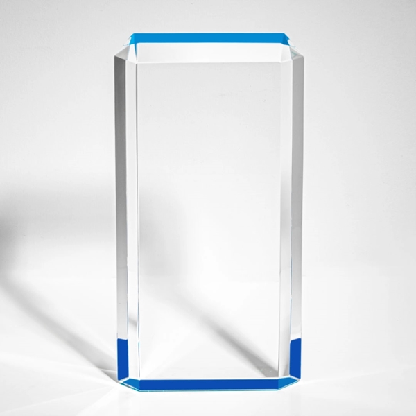 Acrylic award with ice blue mirrored reflector. Let your message POP... from ASI 84592 St Regis Group / R S Owens & Co Inc
