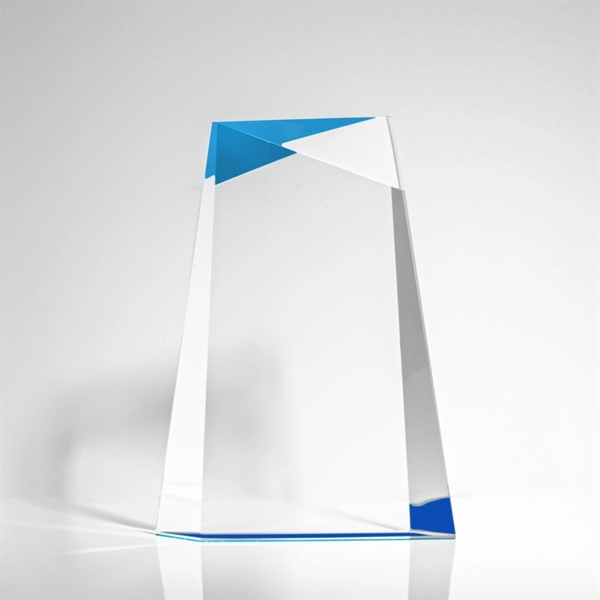 Acrylic award with ice blue mirrored reflector. Let your message POP... from ASI 84592 St Regis Group / R S Owens & Co Inc