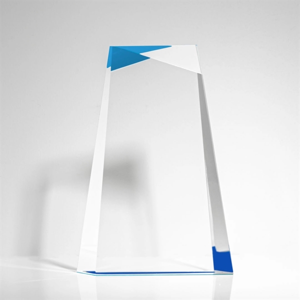 Acrylic award with ice blue mirrored reflector. Let your message POP... from ASI 84592 St Regis Group / R S Owens & Co Inc